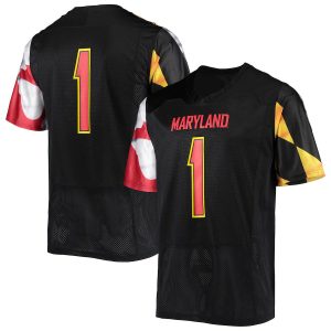 1MarylandTerrapinsUnderArmourReplicaFootballJersey-Black