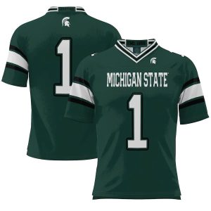 1MichiganStateSpartansProSphereEndzoneFootballJersey-Green