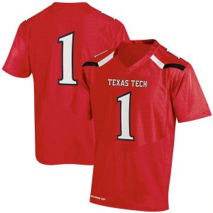 1TexasTechRedRaidersUnderArmourReplicaJersey-Red
