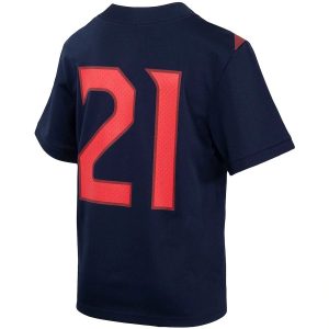 21ArizonaWildcatsNikeYouthUntouchableFootballJersey-Navy