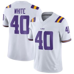 DevinWhiteLSUTigersNikeGameJersey-White