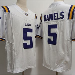 L.Tigers_5JaydenDanielsWhiteStitchedJersey-1
