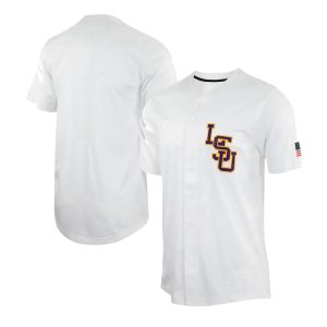 LSUTigersNikeReplicaBaseballJersey-White