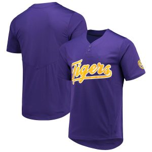 LSUTigersNikeUnisexTwo-ButtonReplicaSoftballJersey-Purple-1