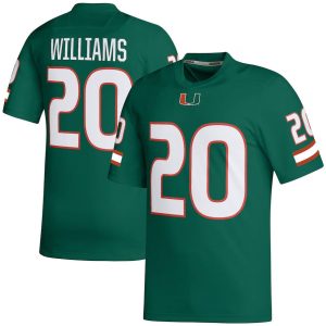 MiamiHurricanes_20JamesWilliamsNILFootballPlayerJersey-Green-1