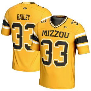 MissouriTigers_33ChadBaileyGameDayGreatsNILPlayerFootballJersey-Gold-1