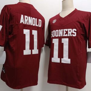 OklahomaSooners_11JacksonArnoldRedFUSECollegeStitchedJersey-1